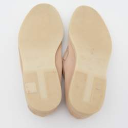 Pre Owned Loro Piana Beige Suede Summer Charms Walk Loafers  Size 36.5 