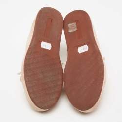 Pre Owned Loro Piana Pink Suede Nuages  Sneakers Size 37