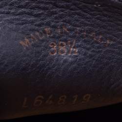 Pre Owned Loro Piana Navy Blue Suede Summer Charms Walk Loafers Size 38.5