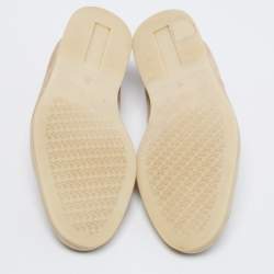 Pre Owned Loro Piana Beige Suede Summer Charms Walk Loafers Size 35