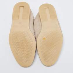 Pre Owned Loro Piana Grey Suede Summer Charms Walk Loafers Size 36