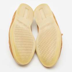 Pre Owned Loro Piana Light Brown Suede Summer Charms Walk Loafers Size 36