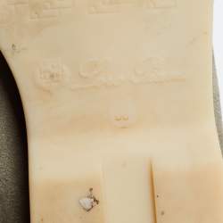 Pre Owned Loro Piana Green Suede Summer Charms Walk Loafers Size 36