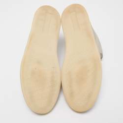 Pre Owned Loro Piana Beige Suede Namib Walk Ankle Boots Size 38