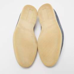 Loro Piana Grey Suede Summer Charms Walk Loafers Size 37