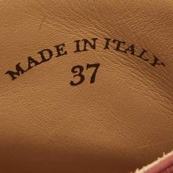 Pre Owned Loro Piana Burgundy Suede Open Walk Ankle Boots Size 37