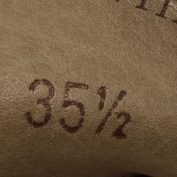 Pre Owned Loro Piana Grey Suede Summer Charms Walk Loafers Size 35.5