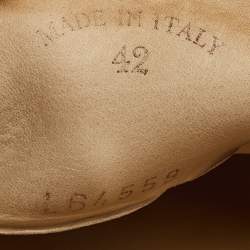 Pre Owned Loro Piana Beige Suede Summer Charms Walk Loafers Size 42