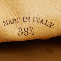 Pre Owned Loro Piana Beige Suede Babouche Charms Walk Flat Mules Size 38.5