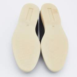 Pre Owned Loro Piana Navy Blue Suede Summer Charms Walk Slip On Loafers Size 38