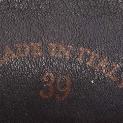 Pre Owned Loro Piana Blue/Grey Suede Summer Charms Walk Slip On Loafers Size 39