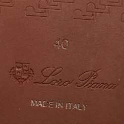 Pre Owned Loro Piana Green Suede Nuages Sneakers Size 40