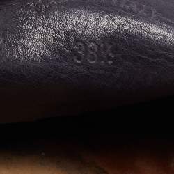 Pre Owned Loro Piana Navy Blue Suede Summer Charms Walk Loafers Size 38.5 