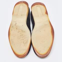 Pre Owned Loro Piana Navy Blue Suede Summer Charms Walk Loafers Size 38.5 