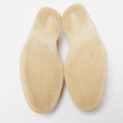 Pre Owned Loro Piana Beige Suede Summer Charms Walk Slip On Loafers Size 36.5
