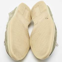 Loro Piana Grey Suede Summer Charms Walk Slip On Loafers Size 40