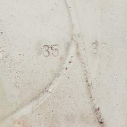 Pre Owned Loro Piana Grey/Brown Knit Fabric and Leather 360 LP Lady Flexi Walk Sneakers Size 37