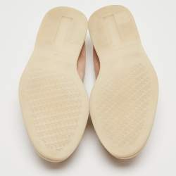 Pre Owned Loro Piana Beige Suede Summer Charms Walk Loafers Size 36.5