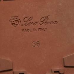 Pre Owned Loro Piana Two Tone Neoprene and Suede My Wind Sneakers Size 36