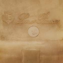 Pre Owned Loro Piana Navy Blue Suede Slip On Loafers Size 36