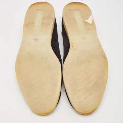 Pre Owned Loro Piana Black Suede Summer Charms Walk Loafers Size 39