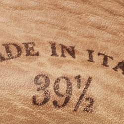 Pre Owned Loro Piana Brown Suede Summer Charms Walk Loafers Size 39.5