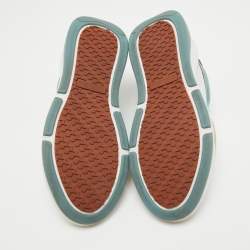 Pre Owned Loro Piana Tricolor Suede Play Sneakers Size 36.5