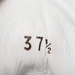 Pre Owned Loro Piana White Leather Nuages Sneakers Size 37.5