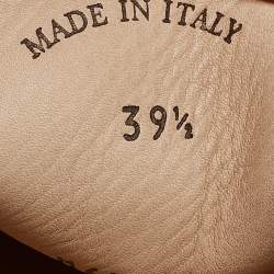 Pre Owned Loro Piana Beige Suede Summer Charms Walk Loafers Size 39.5