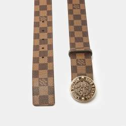 Pre Owned Louis Vuitton Damier Ebene Canvas Trunks and Bags Belt 80 CM