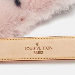 Pre Owned Louis Vuitton Pink Mink Monogram Sleep Eye Mask