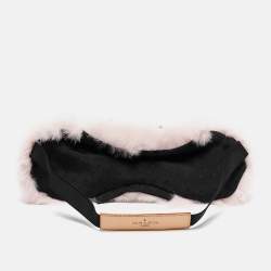Pre Owned Louis Vuitton Pink Mink Monogram Sleep Eye Mask