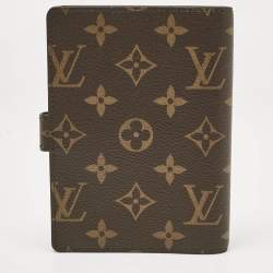 Pre Owned Louis Vuitton Monogram Canvas Small Ring Agenda Cover