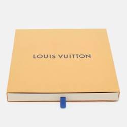 Pre Owned Louis Vuitton Brown Silk Blend Chal Wild at Heart My Everything Scarf 