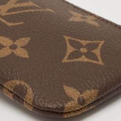 Pre Owned Louis Vuitton Monogram Canvas Key Pouch