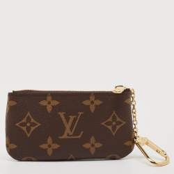 Pre Owned Louis Vuitton Monogram Canvas Key Pouch