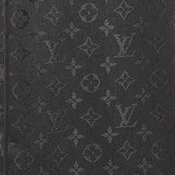 Louis Vuitton Black Silk & Wool Monogram Classic Shawl