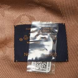 Louis Vuitton Cappuccino Silk & Wool Monogram Shawl 