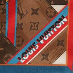 مملوكة مسبقًا Louis Vuitton Brown Personally LV Silk Scarf