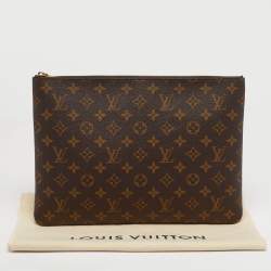 Pre Owned Louis Vuitton L Key Pouch Monogram Canvas 