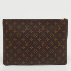 Pre Owned Louis Vuitton L Key Pouch Monogram Canvas 