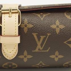 Pre Owned Louis Vuitton 3 Watch Case Monogram Canvas