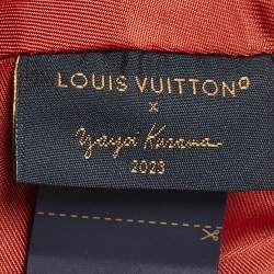 Pre Owned قبعة بيسبول قماشية لوي فويتون ويايوي كوساما سوداء بنقاط لانهائية متوسطة