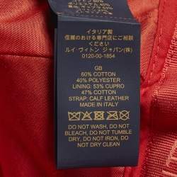 Pre Owned قبعة بيسبول قماشية لوي فويتون ويايوي كوساما سوداء بنقاط لانهائية متوسطة