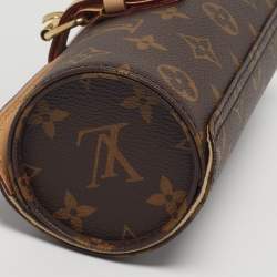 Pre Owned Louis Vuitton 3 Watch Case Monogram Canvas