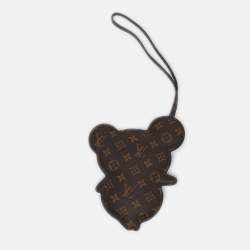 مملوكة مسبقًا Louis Vuitton x Takashi Murakami Superflat Panda Bag Charm Multicolor Leather 