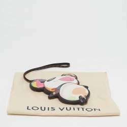 مملوكة مسبقًا Louis Vuitton x Takashi Murakami Superflat Panda Bag Charm Multicolor Leather 