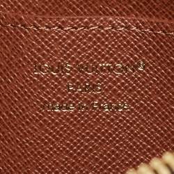 Pre Owned حافظة مفاتيح لويس فيتون كانفاس منقوشة بالحروف الكبيرة