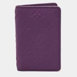 مملوكة مسبقًا Louis Vuitton Amethyste Monogram Empreinte Pocket Organizer