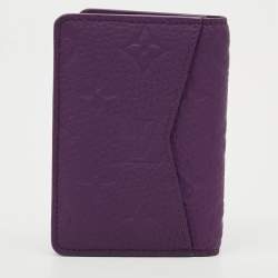 مملوكة مسبقًا Louis Vuitton Amethyste Monogram Empreinte Pocket Organizer